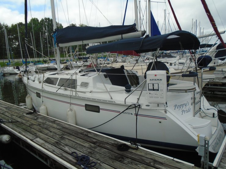 hunter sailboat for sale ohio